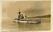 WW1 Royal Navy Postcard C1918  Real Photograph  HMS Marlborough  Anchored Europe for sale  TELFORD