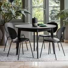 Forden Round Dining Table Black for sale  Shipping to South Africa