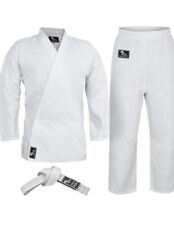 Hawk Karate Gi Lightweight White; Sz 6 (6’2”, 200lbs) W White Belt for sale  Shipping to South Africa
