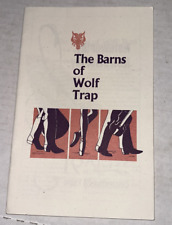 Wolf trap program for sale  Minneapolis