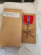 Medalla Estrella de Bronce Segunda Guerra Mundial con CAJA FECHADA 1-29-45 Combate V-VER TIENDA MEDALLAS SEGUNDA GUERRA MUNDIAL -INSIGNIAS segunda mano  Embacar hacia Mexico