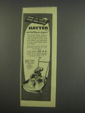 Hayter 1957 24" Motor Scythe anuncio de cortadora de césped - liderando el campo en césped giratorio segunda mano  Embacar hacia Argentina