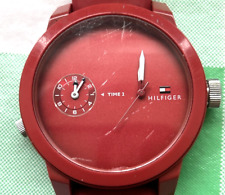 Reloj Tommy Hilfiger deportivo resistente al agua correa de silicona de cuarzo segunda mano  Embacar hacia Argentina