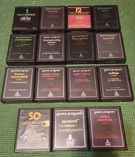 Lote de 29 juegos Atari 2600 Black Label-Parker Bros-Mattel + Manuales Q*Bert segunda mano  Embacar hacia Argentina