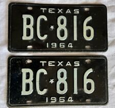 1964 texas license for sale  Canyon