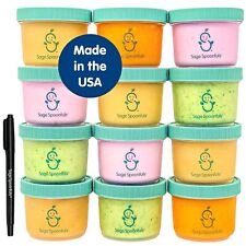 Used, Sage Spoonfuls Baby Food Reusable 12 jars, Haakaa, Philips AVENT for sale  Shipping to South Africa