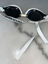 Óculos de natação Barracuda resistência a neblina branco pressão positiva vedação de espuma, usado comprar usado  Enviando para Brazil
