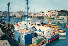 Carte postale 10cmX15cm SEINE-MARITIME DIEPPE 63 le port de pêche couleurs d'occasion  Bourg-de-Péage