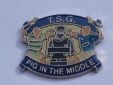 PSNI POLICE TSG PIG IN THE MIDDLE SPORT FOOTBALL GAA ruc irish pin badge tie tac for sale  ARMAGH
