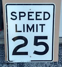 sign 25 limit mph speed for sale  Willoughby