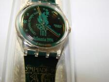 Relógio Swatch 1996 Olympic Games Atlanta CZ136 - Verde e Dourado - Caixa + Papelada comprar usado  Enviando para Brazil
