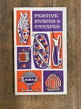 Livro de receitas festivo de lanches e canapés por Evelyn Loeb & Maggie Jarvis 1967 receitas comprar usado  Enviando para Brazil