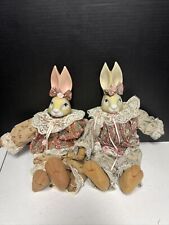 Set Of 2 Vintage Wendy Wabbit Porcelain Head Dolls for sale  Shipping to South Africa