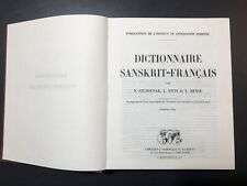 Dictionnaire sanskrit françai usato  Milano