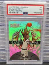 1997 98 Metal Universe Kevin Garnett Planet Metal #8 PSA 7 Timberwolves comprar usado  Enviando para Brazil