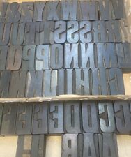 Letterpress wood type for sale  BRIGHTON