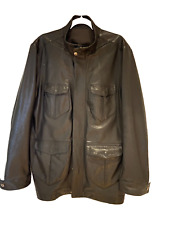 Canali leather jacket for sale  ST. ALBANS