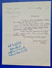 Lettre autographe signée d'occasion  Quincy-Voisins