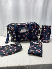 Used, ❤ Cath Kidston Blue Patterned 4 Piece Baby Changing Bag Vgc for sale  MIDDLESBROUGH
