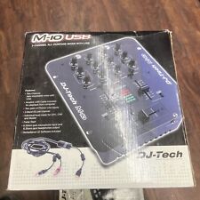 DJ-TECH M-10 USB 2 CANALES MEZCLADOR TODO USO CON USB USADO segunda mano  Embacar hacia Argentina