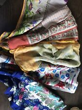 Lot silk scarves for sale  Driftwood