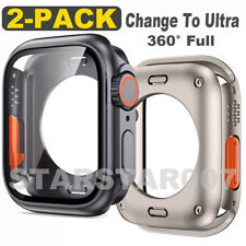 2PACOTES Capa Completa Protetor de Tela Para Apple Watch Series 8 7 6 5 SE 44/45mm, usado comprar usado  Enviando para Brazil