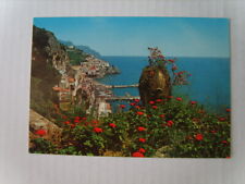 Cartolina amalfi panorama usato  Italia