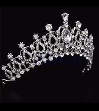 Tiara large rhinestone for sale  Ireland