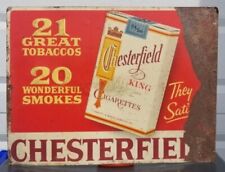 Vintage chesterfield cigarette for sale  Coatesville