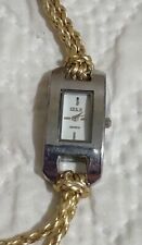 Feminino Ieke Relógio de Tom Prata, Ouro Aço inoxidável de volta, Alça de corda, funciona muito bem 👍 comprar usado  Enviando para Brazil
