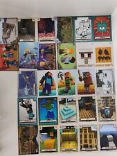 Juego de 27 tarjetas coleccionables de aventura de Panini Minecraft con láminas y textura  segunda mano  Embacar hacia Argentina