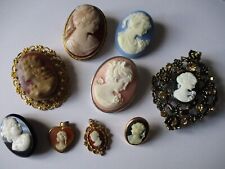 Faux cameo brooches for sale  Shipping to Ireland
