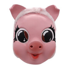 Usado, Máscara de látex engraçada máscara de porco rosa festa de Halloween animal cosplay fantasia adereço comprar usado  Enviando para Brazil