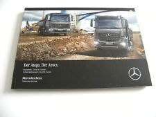 Brochure camion mercedes d'occasion  France