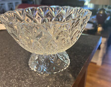 Crystal dish footed for sale  Corbin