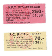 FC RITA - BERLAAR  2 tickets  na sprzedaż  PL
