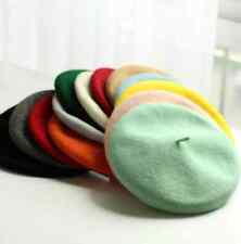 Boinas grossas de lã real artista boina francesa chapéu feminino boné quente feminino meninas comprar usado  Enviando para Brazil