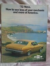 Chevrolet nova brochure for sale  KINGS LANGLEY