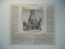 Gravure 1864. mogolfiere d'occasion  Laxou