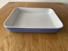 Square Blue Porcelain Oven Dish/serving Dish, used for sale  Shipping to South Africa