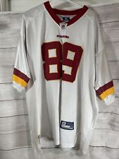 Camisa de futebol americano Santana Moss #89 Washington Redskins NFL 2XL 54 Reebok costurada comprar usado  Enviando para Brazil