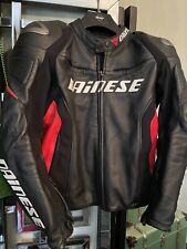 dainese racing leather jacket for sale  BOLTON