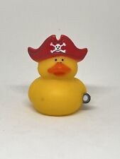 Used, Pirate Red Hat Yellow Rubber Duck 2” Ducky Bath Pool Toy for sale  Shipping to South Africa