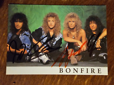 Bonfire handsignierte autogram gebraucht kaufen  Nürnberg