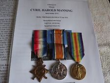 Ww1 medals rifleman for sale  HIGHBRIDGE