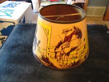 Vintage lampshade western for sale  Wells