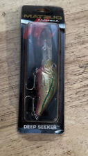 Matzuo DEEP SEEKER Crankbait Bass Fishing LURE GLDSHIN / NOS 4' - 10', used for sale  Shipping to South Africa