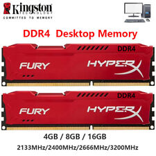 Kingston HyperX FURY DDR4 8GB 16GB 2400 2666 3200 Desktop RAM Memory DIMM 288pin, usado comprar usado  Enviando para Brazil