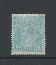 AUSTRALIA 1920 1S 4D GREY BLUE GEORGE V SINGLE WATERMARK MUH for sale  Shipping to South Africa