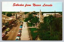 Used, Nuevo Laredo Tamaulipas Mexico Salutos Street View 1960's Postcard for sale  Shipping to South Africa